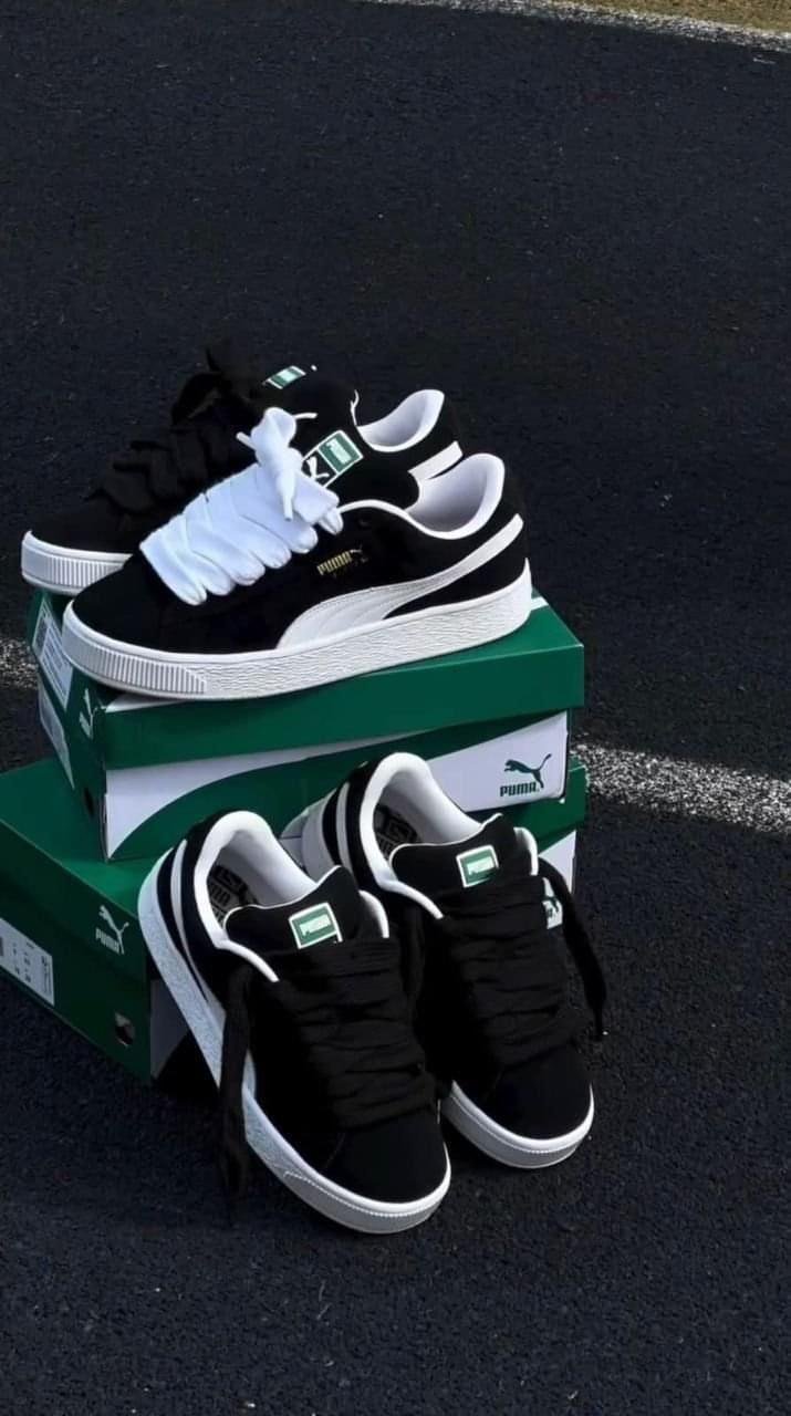 PUMA Suede Classic Black White